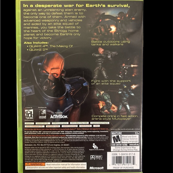 Microsoft Quake 4 Xbox 360 - Picture 2 of 3